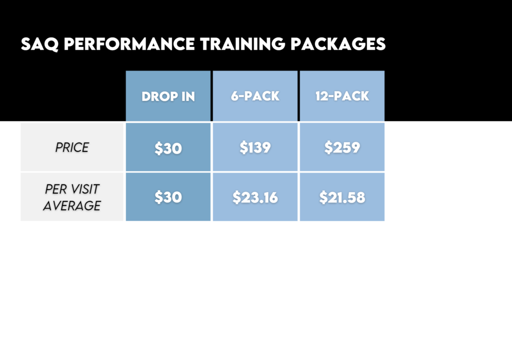 SAQ Pricing